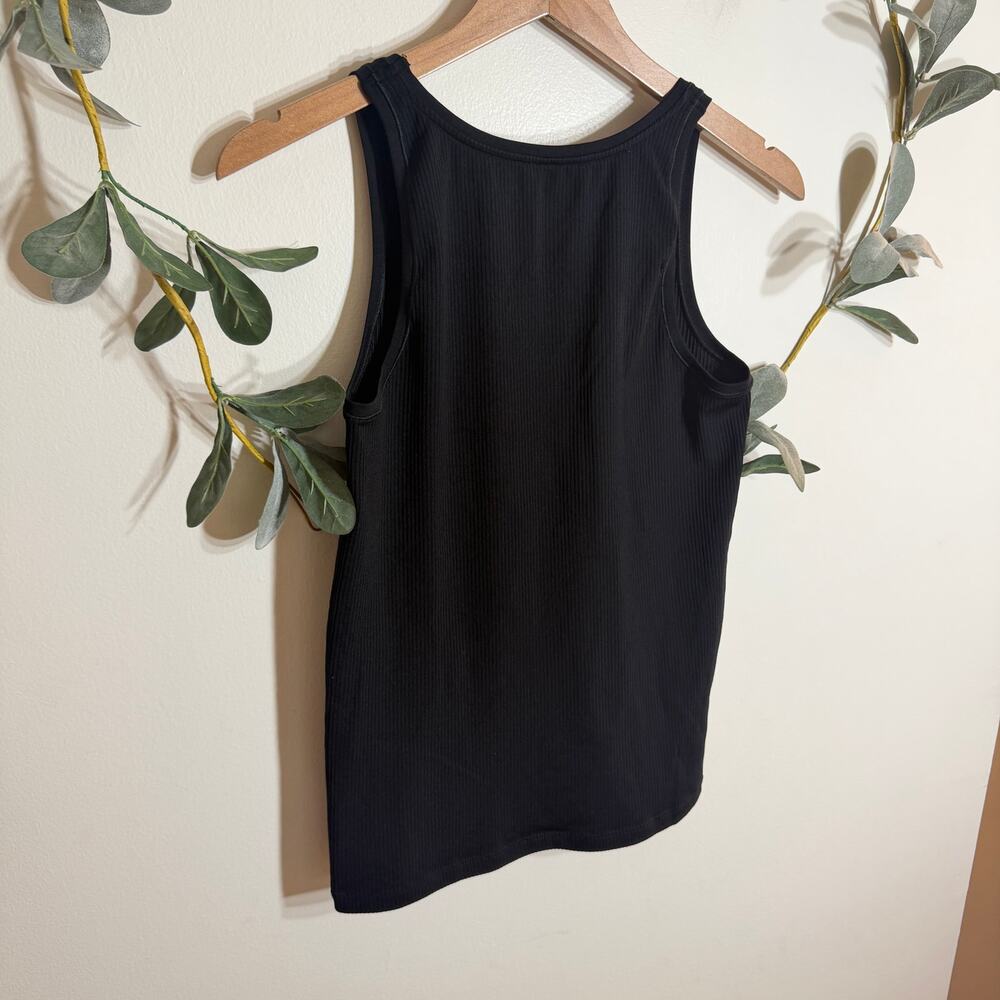 Athleta Black Ribbed Tank - Picture 4 of 4